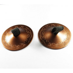 Paire de sagattes bronze pour une main 