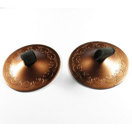 Paire de sagattes bronze pour une main 