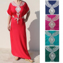 Djellaba traditionnelle perles et strass