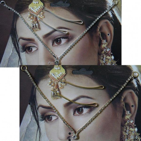 Bijou de front strass indien