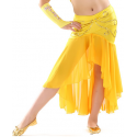 Jupe sirène de danse orientale enfant jaune