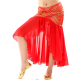Jupe sirène enfant de danse orientale rouge