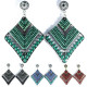 Boucles d'oreilles pendantes Bohême
