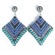 Boucles d'oreilles pendantes Bohême