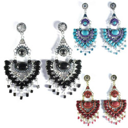 Boucles d'oreilles fantaisie bohême