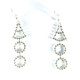 Boucles d'oreilles pendantes strass 