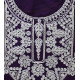 Abaya femme manches courtes strass et broderies