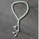 Chapelet Tasbih 33 grains couleur vert de gris