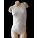 Body femme résille et dentelle strass