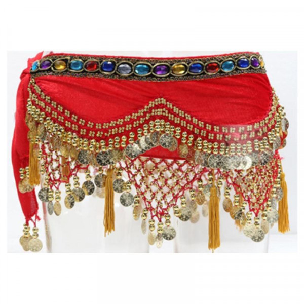 Ceinture de danse orientale velours pas cher ! MyBellyDanceShop