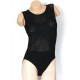 Body brodé en résille Femme