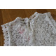 Body femme en dentelle col droit