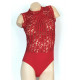 Body femme en dentelle col droit