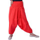Sarouel femme uni coton pas cher