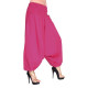 Sarouel femme uni coton pas cher