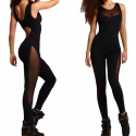 Combinaison noire pour cours de danse