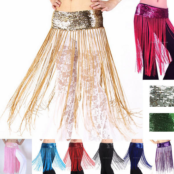 Accentuez la beauté de votre tenue de danse orientale avec cette jolie  ceinture mélangeant pièces, sequins, perles et fils. Cette ceinture est