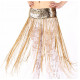 Ceinture de danse orientale à fils et paillettes
