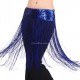Ceinture de danse orientale à fils et paillettes