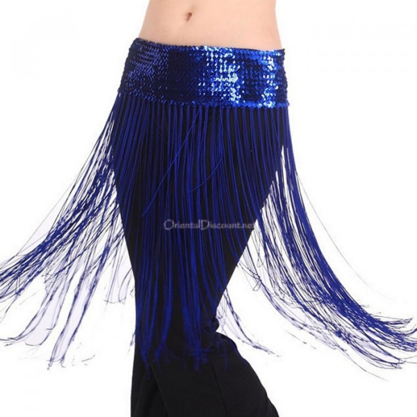 Accentuez la beauté de votre tenue de danse orientale avec cette jolie  ceinture mélangeant pièces, sequins, perles et fils. Cette ceinture est