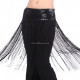Ceinture de danse orientale à fils et paillettes