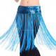 Ceinture de danse orientale à fils et paillettes