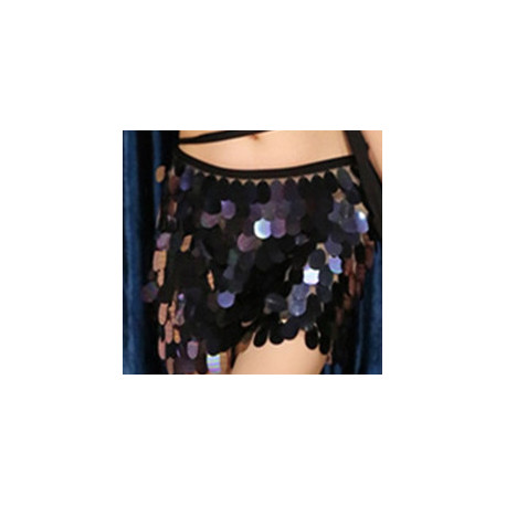 Ceinture danse à pastilles style jupette