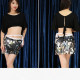 Ceinture danse à pastilles style jupette