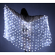 Voile lumineux de danse orientale blanc