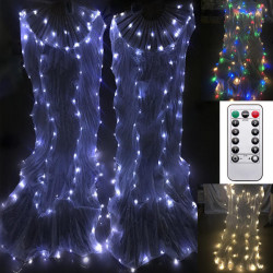 Eventails de danse orientale lumineux à LED