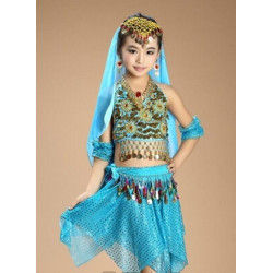 Costume de danse orientale et indienne enfant