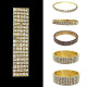 Bracelet strass doré