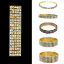 Bracelet strass doré