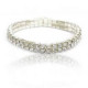 Bracelet strass argenté fantaisie