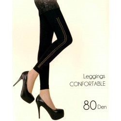 Legging noir fantaisie 