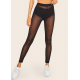 Collant sans pied couleur noir