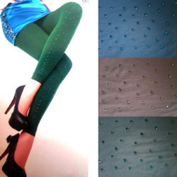Legging femme uni strass