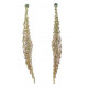 Boucles d'oreilles strass pendantes