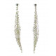 Boucles d'oreilles strass pendantes