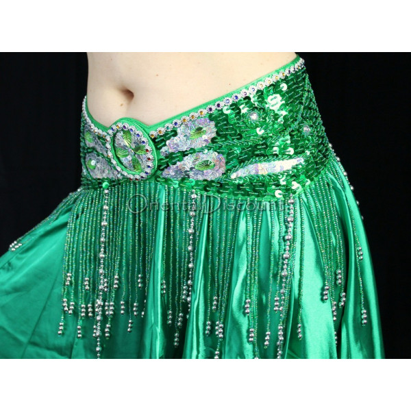 Ceinture de danse orientale Belly dance Bleu marine Bazar indien