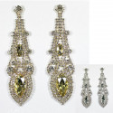 Boucles d'oreilles strass taille XXL