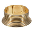 Collier large doré africain