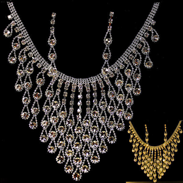 Parure strass mariage