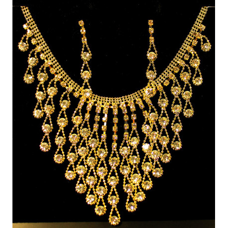 Parure strass mariage