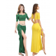 Costume de danse 2 pièces choli et jupe brillante
