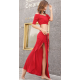 Costume de danse 2 pièces choli et jupe brillante