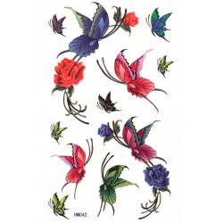 Tatouage autocollant papillon 
