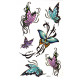 Tatouage autocollant papillon 