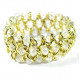 Bracelet fantaisie pierres et or