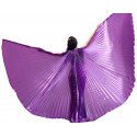 Ailes d'isis de danse orientale violet opaque